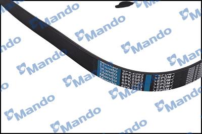 Mando MB6PK2563 - V-Ribbed Belt autospares.lv