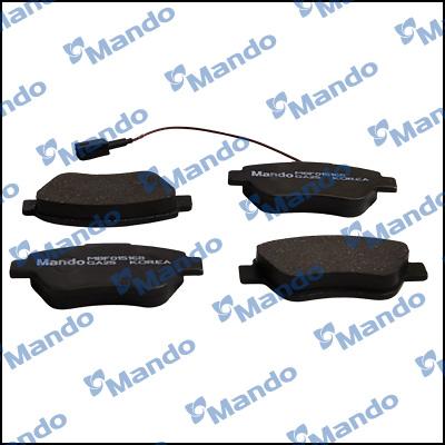 Mando MBF015168 - Brake Pad Set, disc brake autospares.lv