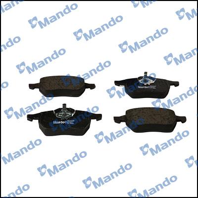 Mando MBF015117 - Brake Pad Set, disc brake autospares.lv