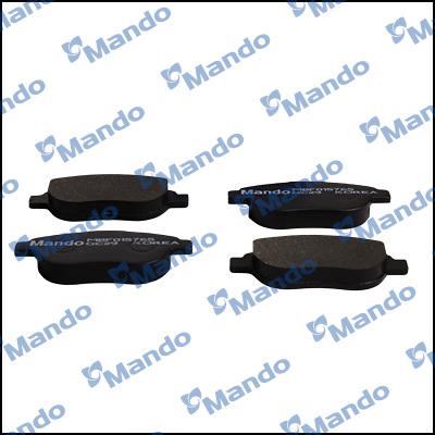 Mando MBF015765 - Brake Pad Set, disc brake autospares.lv