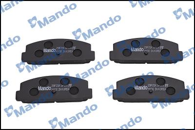 Mando MPA15 - Brake Pad Set, disc brake autospares.lv