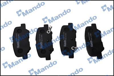 Mando MPA17 - Brake Pad Set, disc brake autospares.lv