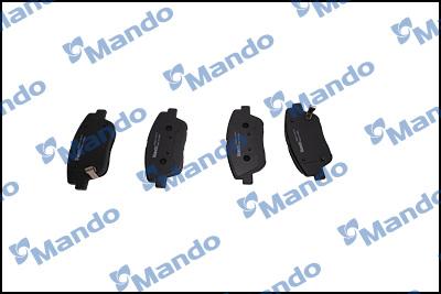 Mando MPH49NS - Brake Pad Set, disc brake autospares.lv