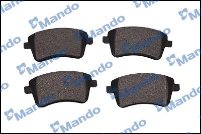 Mando MPK40 - Brake Pad Set, disc brake autospares.lv