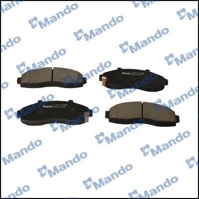 Mando MPK11NS - Brake Pad Set, disc brake autospares.lv