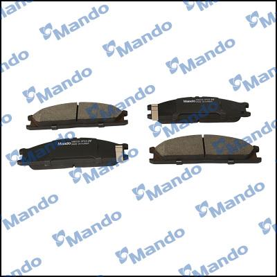 Mando MPN08NS - Brake Pad Set, disc brake autospares.lv