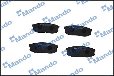 Mando MPT41 - Brake Pad Set, disc brake autospares.lv