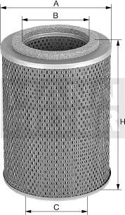 Mann-Filter H 1292/1 - Filter, operating hydraulics autospares.lv