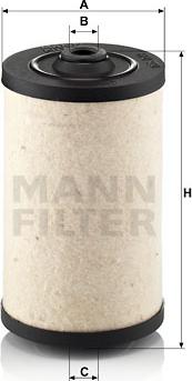Mann-Filter BFU 900 x - Fuel filter autospares.lv