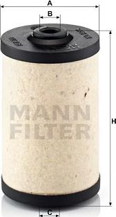 Mann-Filter BFU 700 x - Fuel filter autospares.lv