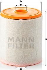 Mann-Filter C 16 005 - Air Filter, engine autospares.lv