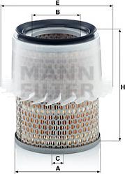 Mann-Filter C 16 148 - Air Filter, engine autospares.lv