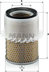 Mann-Filter C 16 181 - Air Filter, engine autospares.lv