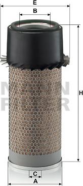 Mann-Filter C 16 302 - Air Filter, engine autospares.lv