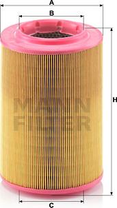 Mann-Filter C 17 201/3 - Air Filter, engine autospares.lv