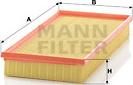 Mann-Filter C 35 124 - Air Filter, engine autospares.lv