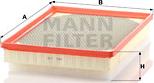 Mann-Filter C 36 172 - Air Filter, engine autospares.lv