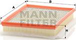 Mann-Filter C 30 138 - Air Filter, engine autospares.lv