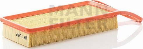 Mann-Filter C 3087 - Air Filter, engine autospares.lv