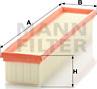 Mann-Filter C 3875/1 - Air Filter, engine autospares.lv