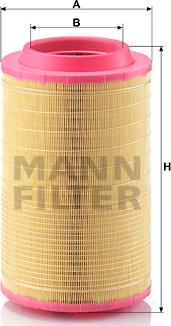 Mann-Filter C 25 860/6 - Air Filter, engine autospares.lv