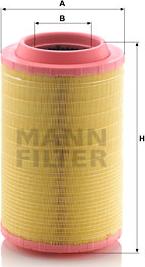 Mann-Filter C 25 860/8 - Air Filter, engine autospares.lv