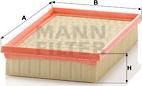 Mann-Filter C 2579 - Air Filter, engine autospares.lv