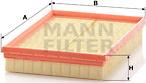 Mann-Filter C 2667/1 - Air Filter, engine autospares.lv