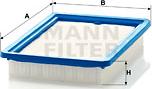 Mann-Filter C 2679 - Air Filter, engine autospares.lv