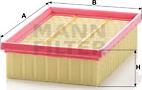 Mann-Filter C 2056 - Air Filter, engine autospares.lv