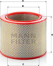 Mann-Filter C 21 138/7 - Air Filter, engine autospares.lv