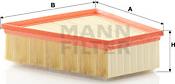 Mann-Filter C 2295/4 - Air Filter, engine autospares.lv