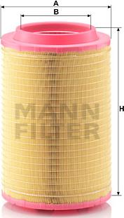 Mann-Filter C 27 998/5 - Air Filter, engine autospares.lv