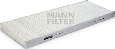 Mann-Filter CU 4151/1 - Filter, interior air autospares.lv