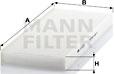 Mann-Filter CU 4179 - Filter, interior air autospares.lv