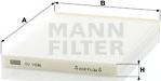 Mann-Filter CU 1936 - Filter, interior air autospares.lv