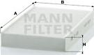 Mann-Filter CU 1629 - Filter, interior air autospares.lv