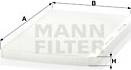 Mann-Filter CU 3455 - Filter, interior air autospares.lv