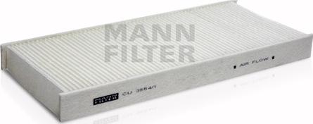 Mann-Filter CU 3554/1 - Filter, interior air autospares.lv