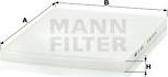 Mann-Filter CU 3059 - Filter, interior air autospares.lv