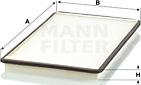 Mann-Filter CU 3032 - Filter, interior air autospares.lv