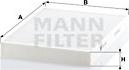 Mann-Filter CU 3037 - Filter, interior air autospares.lv