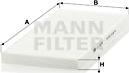 Mann-Filter CU 3138 - Filter, interior air autospares.lv