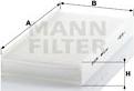 Mann-Filter CU 3847 - Filter, interior air autospares.lv