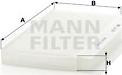 Mann-Filter CU 3337 - Filter, interior air autospares.lv