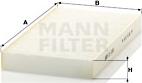 Mann-Filter CU 2951 - Filter, interior air autospares.lv