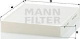 Mann-Filter CU 2442 - Filter, interior air autospares.lv