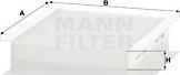 Mann-Filter CU 2454 - Filter, interior air autospares.lv