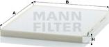 Mann-Filter CU 2434 - Filter, interior air autospares.lv