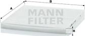 Mann-Filter CU 2435 - Filter, interior air autospares.lv